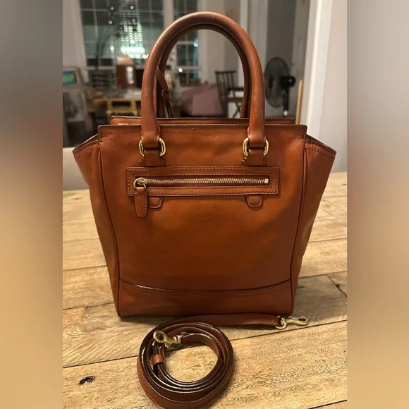 Vintage Coach Legacy 2Way Brown Leather tote bag - Picture 2 of 7